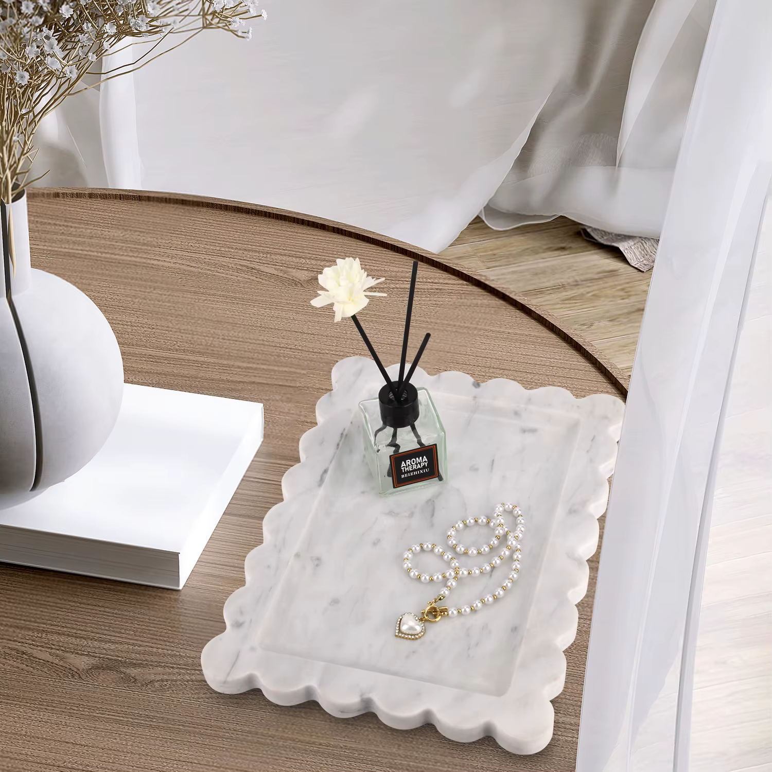 Serviertablett LUNA Marble